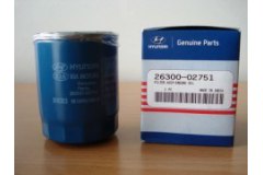 Фильтр масляный для FIAT GRANDE PUNTO (199_) 1.4 2005-, код двигателя 350A1.000, V см3 1368, кВт 57, л.с. 77, бензин, Hyundai-KIA 2630002751